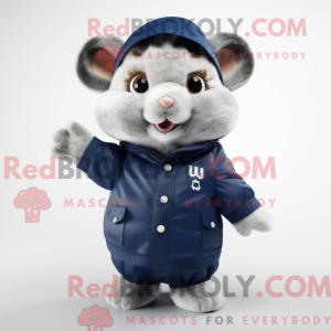 Navy hamster maskot drakt...