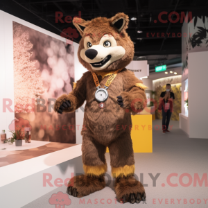 Costume de mascotte Brown...