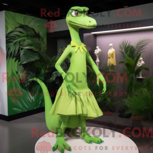 Postava maskota Lime Green...