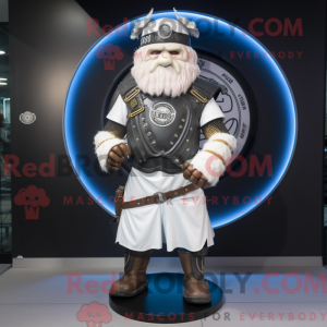 White Celtic Shield maskot...