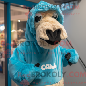 Disfraz de mascota Cyan...