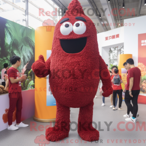 Maroon Fried Rice mascot...