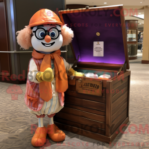 Peach Treasure Chest maskot...