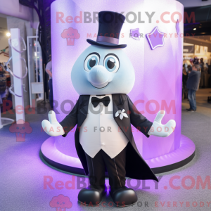 Lavender Ray maskot kostume...