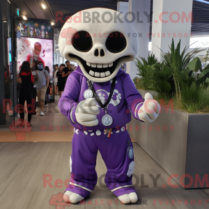Costume mascotte de crâne...