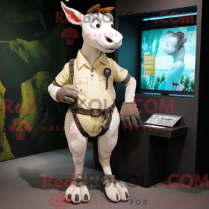 Disfraz de mascota Okapi...