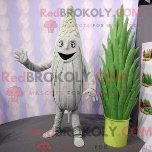 Sølv asparges maskot...