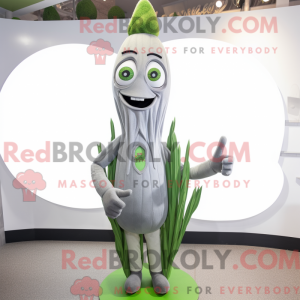 Sølv asparges maskot...