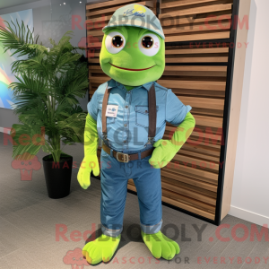 Maskotdraktfiguracja Lime...