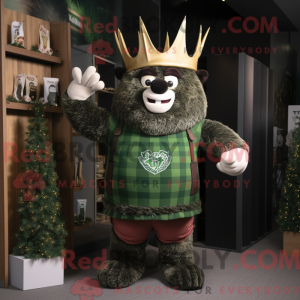 Forest Green King máscara...