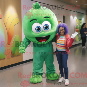 Green Rainbow mascot...