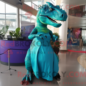 Turquoise Allosaurus...