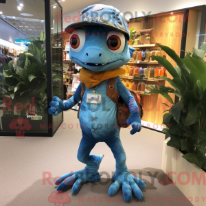 Rust Geckos maskot kostume...