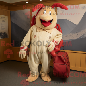 Cream Lobster Bisque mascot...
