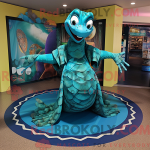 Turkis Anaconda maskot...