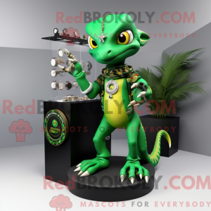 Forest Green Geckos mascot...