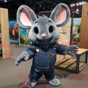 Máscara de chinchila preta...