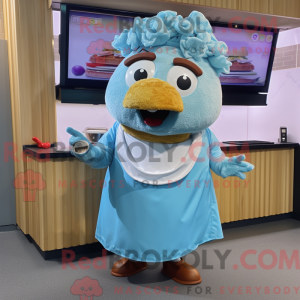 Postava maskota Sky Blue...