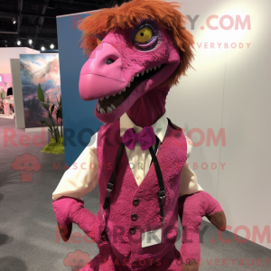 Disfraz de mascota Magenta...