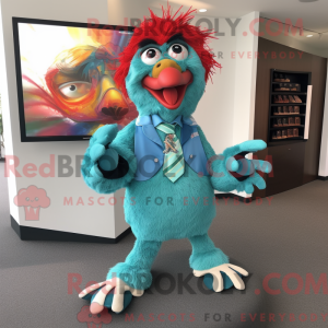 Disfraz de mascota de pollo...