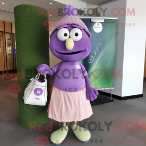 Lavender Golf Bag mascot...