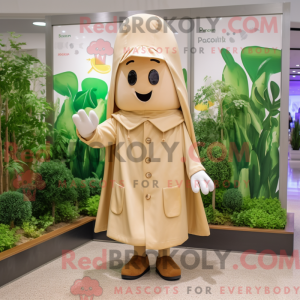 Tan Radish mascot costume...