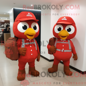 Red Fried Chicken maskot...