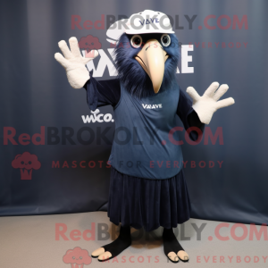 Navy Vulture maskot kostume...