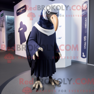 Navy Vulture mascot costume...