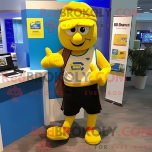 Yellow Attorney mascot...