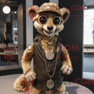 Máscara de Lemur Tan com...