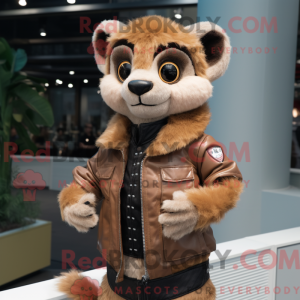 Máscara de Lemur Tan com...