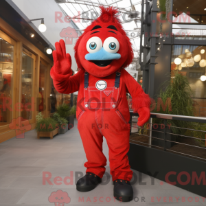 Red Wrist Watch maskot...