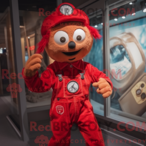 Red Wrist Watch maskot...