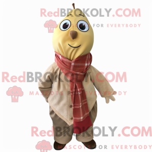Tan Pear mascottekostuum...