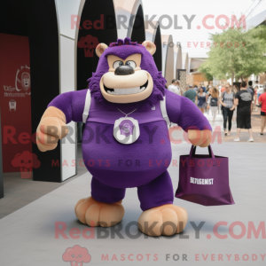 Disfraz de mascota Purple...