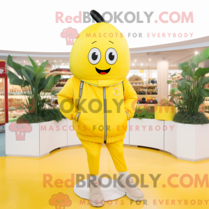 Geel Squash-mascottekostuum...