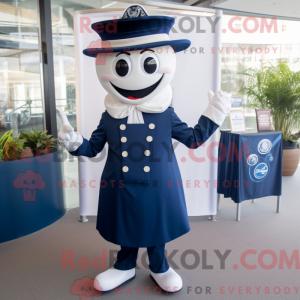 Navy forlovelsesring maskot...