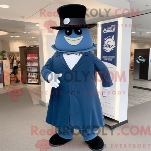 Navy Engagement Ring mascot...