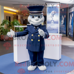 Navy Engagement Ring mascot...