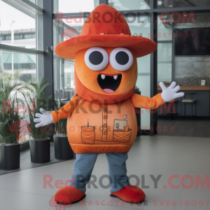 Postava maskota Orange...