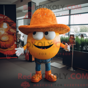 Orange Burgers mascot...
