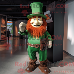 Rust Leprechaun Hat maskot...