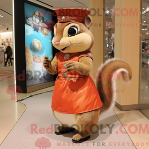Mascotte d écureuil...