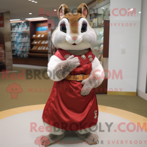 Ekorn maskot drakt karaktär...