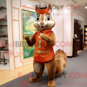 Squirrel mascot costume...