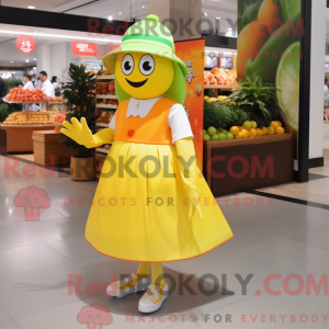 Citrongul Mandarin maskot...