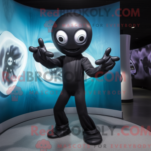 Costume mascotte de Black...
