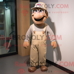 Tan Pendant maskot kostume...