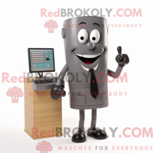 Gray Phone mascot costume...